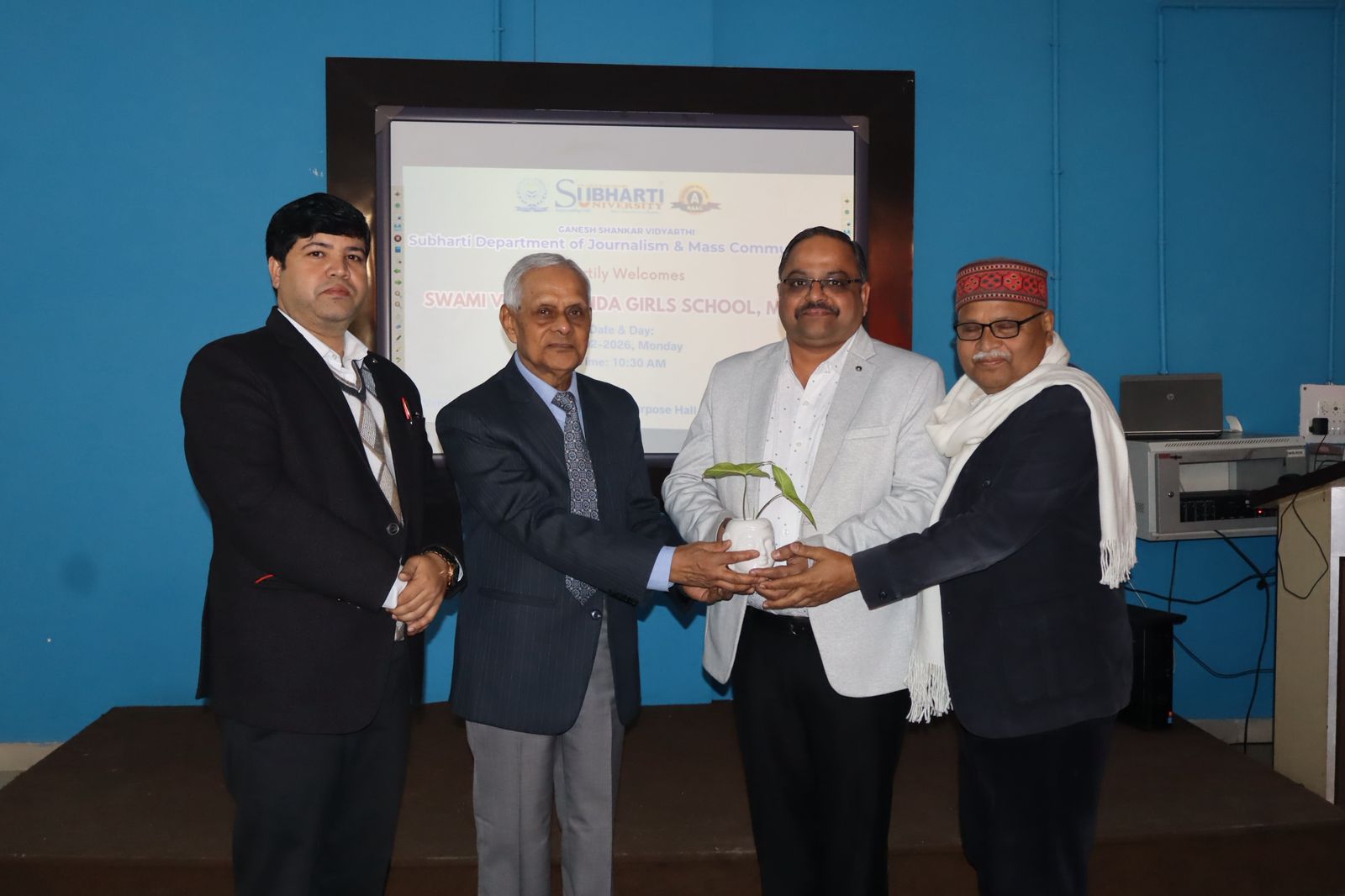 सुभारती पत्रकारिता एवं जनसंचार विभाग द्वारा “जेन ज़ी और नैतिक मूल्य विषय पर प्रेरक व्याख्यान का आयोजन